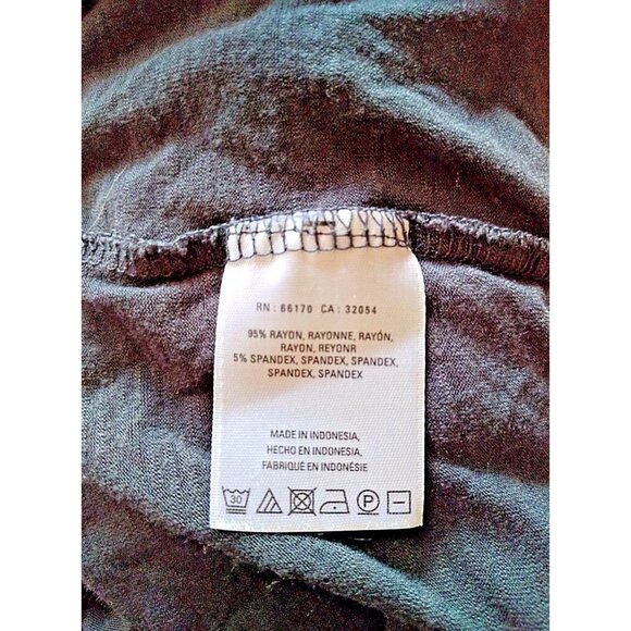 Anthropologie Deletta Top Gray Women Wide Sleeves Size Small V Neck - Picture 5 of 6